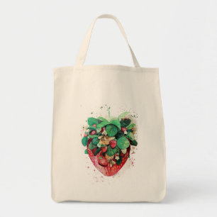 Tote Bolsa da Grocería de Morango