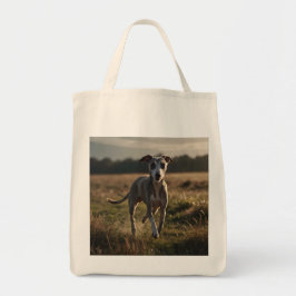 Tote Bolsa da Grocería Elegante Whippet
