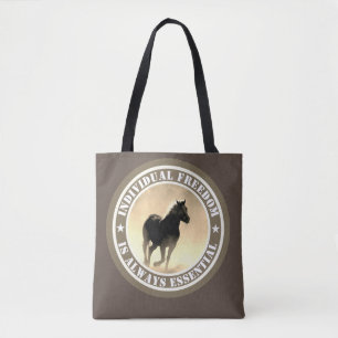 Tote Bolsa da liberdade individual (cavalo)