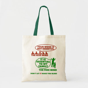 Tote bolsa da mente de gravação