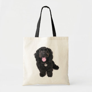 Tote bolsa da mistura de poodle do cocker