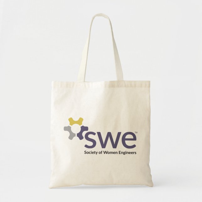 Tote Bolsa da Sociedade de Engenheiros de Mulheres (SWE (Frente)