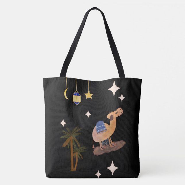 Tote Bolsa das Estrelas do Deserto (Verso)