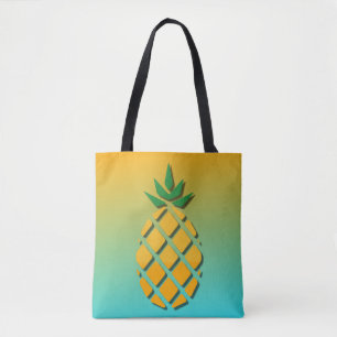 Tote Bolsa de abacaxi de Verão tropical