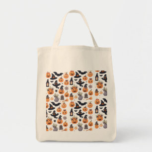 Tote Bolsa de Abóbora de Halloween Bonita - Víblias de 
