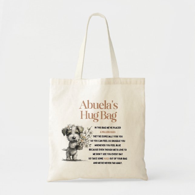 Tote Bolsa de Abraço da Vovó (Plural) (Frente)