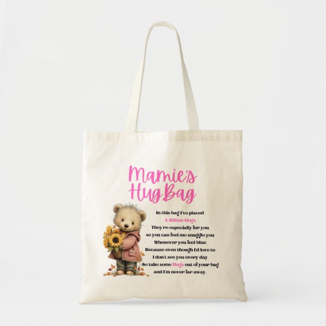 Tote Bolsa de Abraço para a Vovó (Unidade) (Frente)