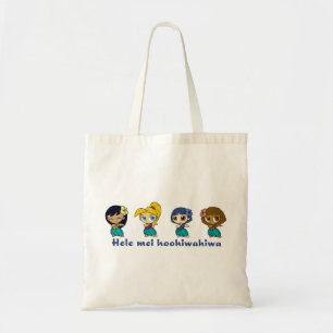 Tote bolsa de "Aloha Honey" em Natural