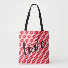 Tote Bolsa de Amor e Kisses