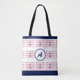 Tote Bolsa de ancoragem azul