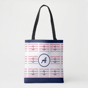 Tote Bolsa de ancoragem azul