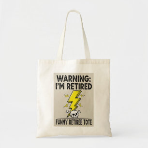 Tote Bolsa de aposentadoria engraçado