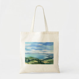 Tote Bolsa de Aquarela Costeira