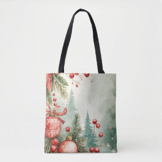 Tote Bolsa de Aquarela Festiva
