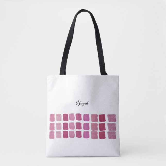 Tote Bolsa de Aquarela Personalizada (Frente)