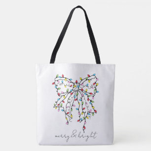 Tote Bolsa De Arco E Feriado Brilhante