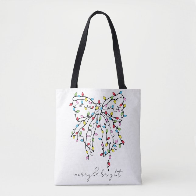 Tote Bolsa De Arco E Feriado Brilhante (Frente)