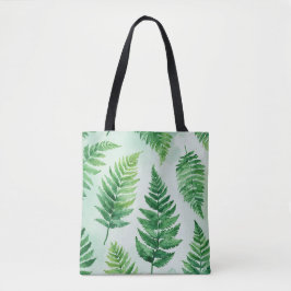 Tote Bolsa de Arte Verde-Tropical