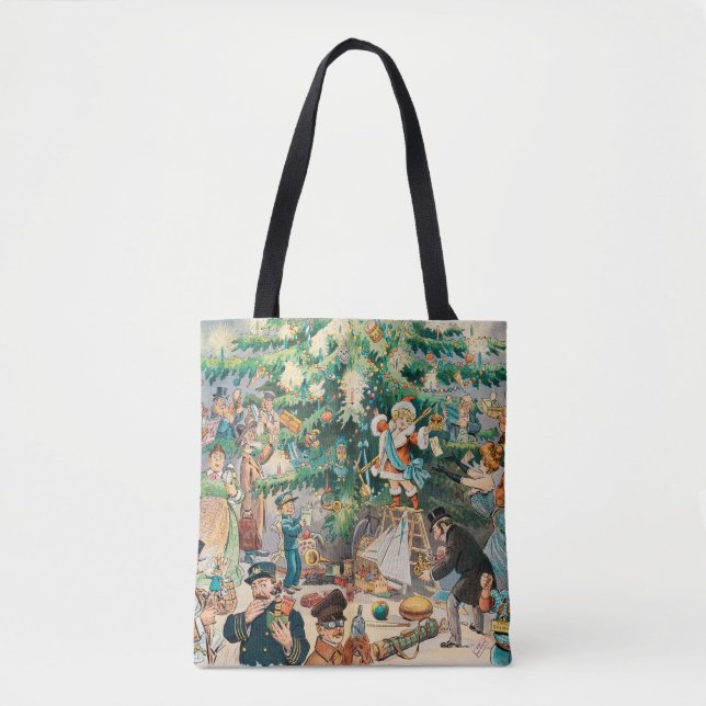 Tote Bolsa de Árvore de Natal (1902) (Frente)