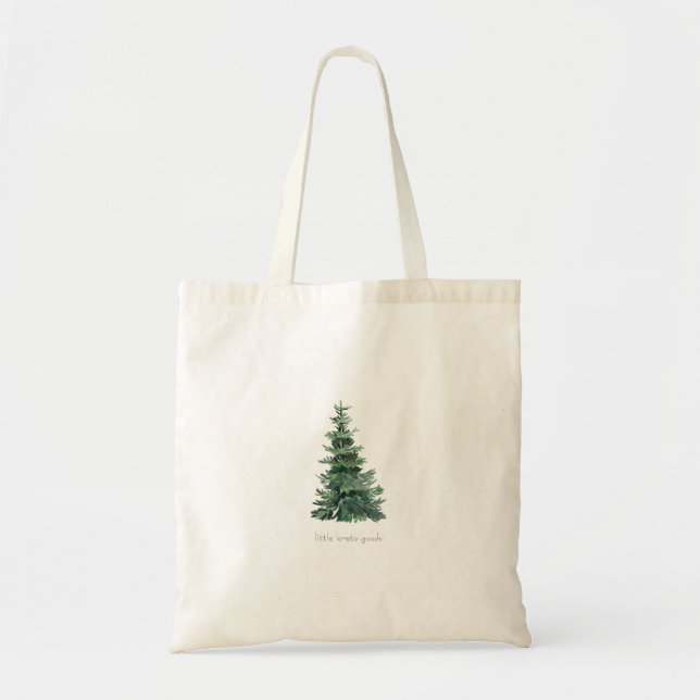 Tote Bolsa de árvore do pinheiro (Frente)
