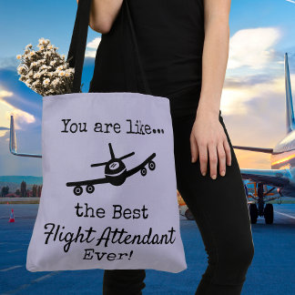 Tote Bolsa de Atendedor de Voo Personalizável, Bag