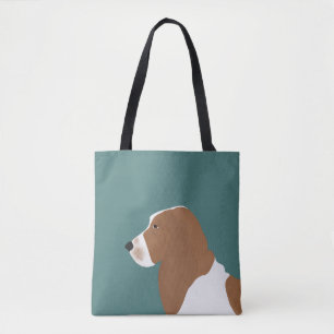 Tote Bolsa de ativação do basset Hound