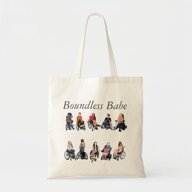 Tote Bolsa de Babe sem limites (Frente)