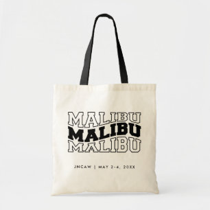 Tote Bolsa de Bag de Boas-vindas da Convenção de Malibu