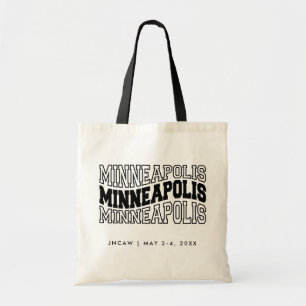 Tote Bolsa de Bag de Boas-vindas da Convenção de Minnea