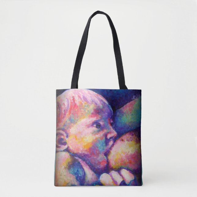Tote Bolsa de Bebê Amamentando (Frente)