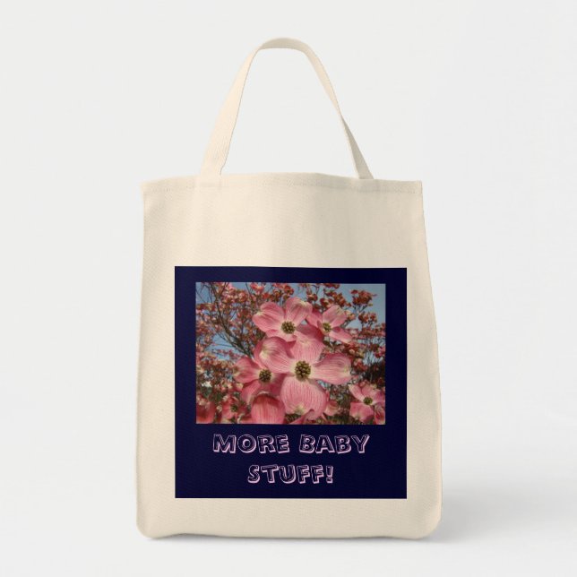 Tote Bolsa de Bebê Mais Totes de Coisas de Bebê Canvas  (Frente)