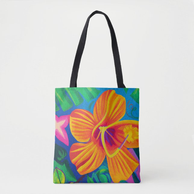 Tote Bolsa de biópsia tropical (Frente)
