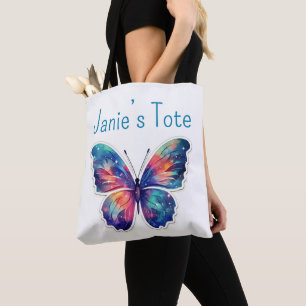 Tote Bolsa de borboleta personalizada