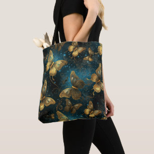 Tote Bolsa de Bordas do ouro