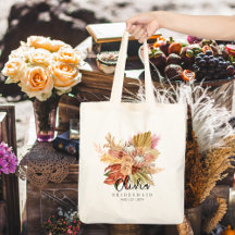 Bolsa de Bridesmaid Personalizada | Grama Boho Pam