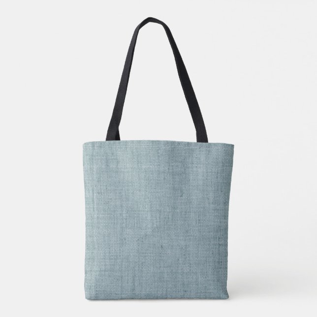 Tote Bolsa de Burlap da Praia (Verso)