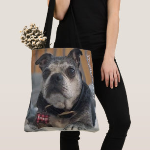 Tote Bolsa de cães personalizados com 🖼️ de 🐶 de foto