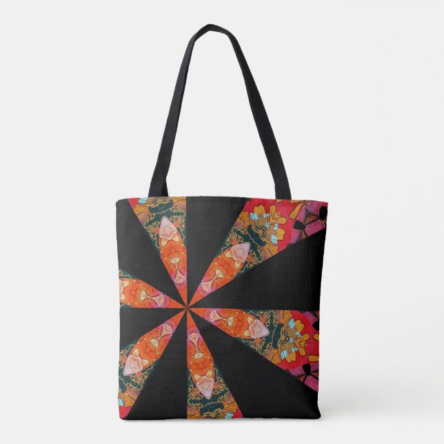 Tote bolsa de caleidoscópio (Verso)