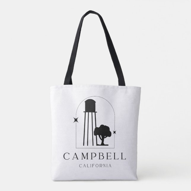 Tote Bolsa de Campbell California de dupla face (Verso)