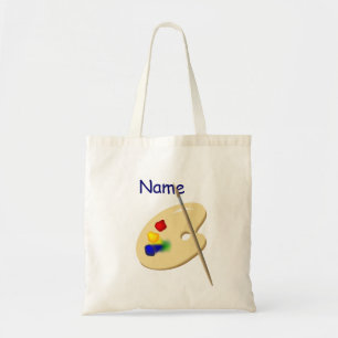 Tote Bolsa de canvas da Paleta de Artistas Infantis