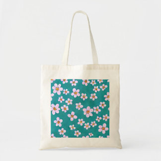 Tote Bolsa de Canvas de  de flores de cereja dispersas