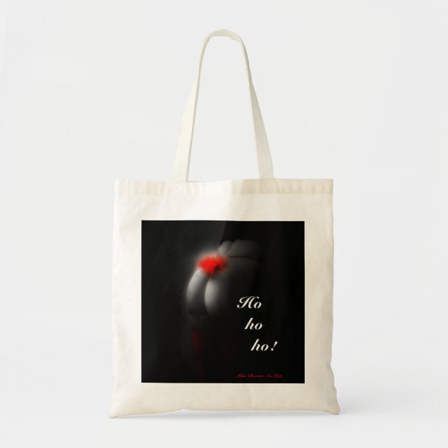 Tote Bolsa de Canvas de de uma loja de Natal maldita (Frente)