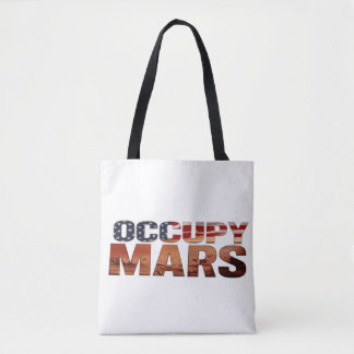 Tote Bolsa de Canvas de Ocupação de Marte - Declaração