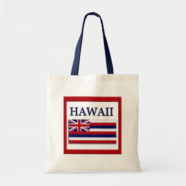 Tote Bolsa de canvas Design de Orçamento do Estado do H (Frente)