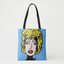 Tote Bolsa de canvas Preocupada