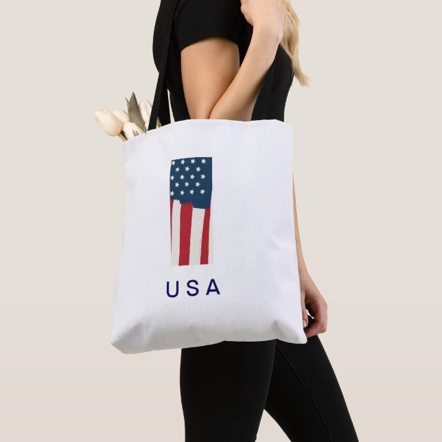Tote BOLSA de Carregando de Sinalizador EUA (Close Up)