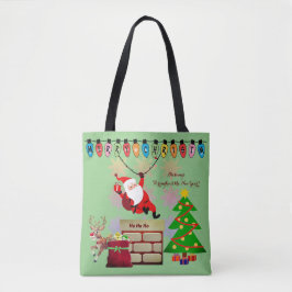 Tote Bolsa de Carregar de Espírito de Natal