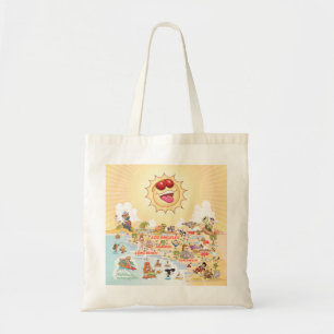 Tote Bolsa de Cartoon Sunny Southern California