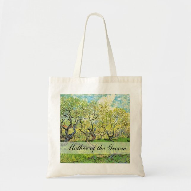 Tote bolsa de casamento da mãe do noivo (Frente)
