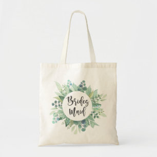 Tote Bolsa de Casamento de Bridesmaid Gift Eucalyptus G